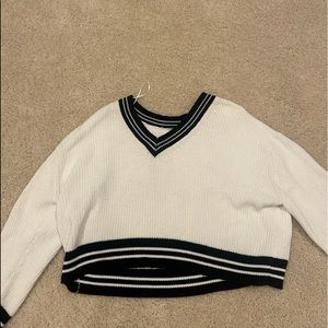 LA Hearts White Sweater